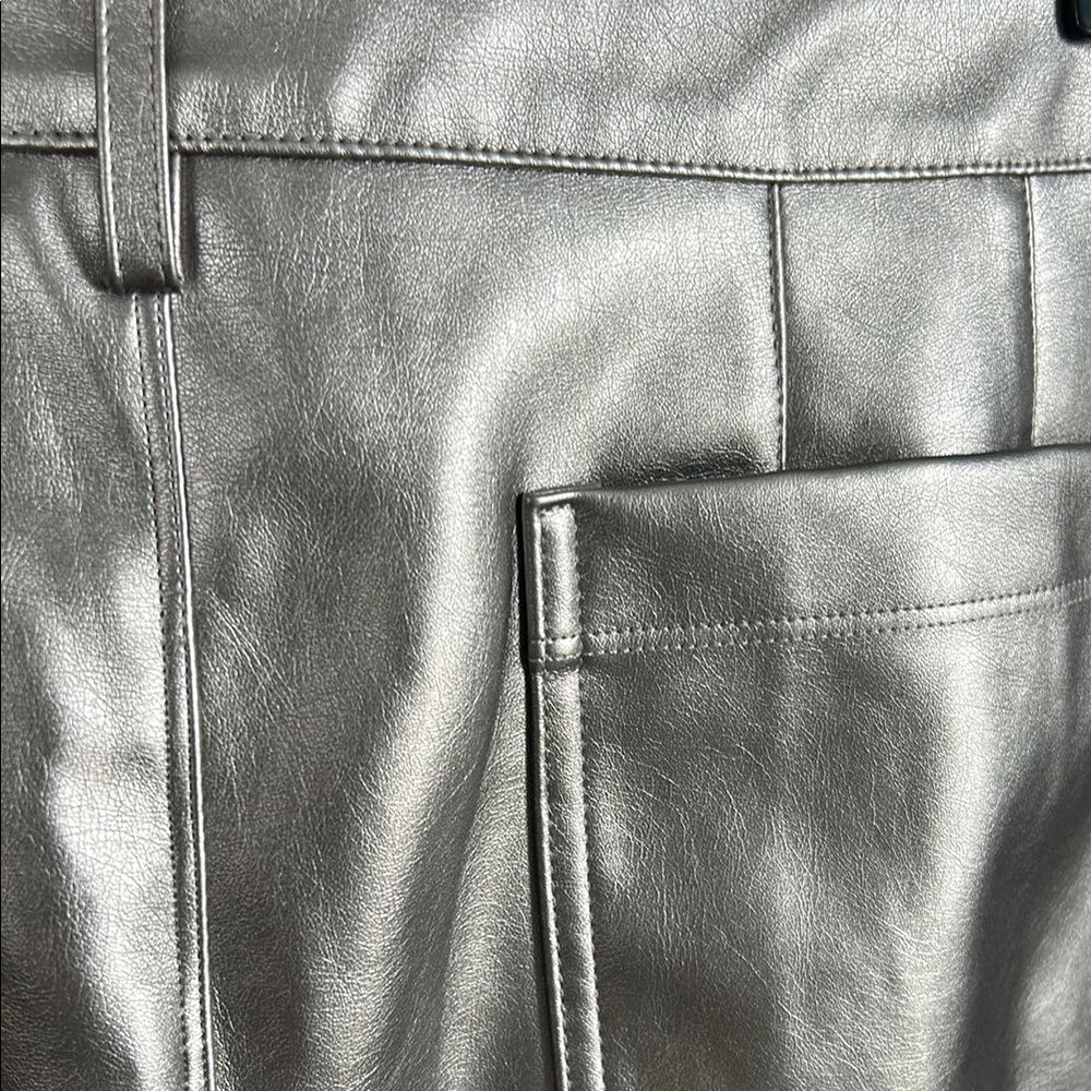 Chrome/Silver CeCe brand Pants - Picture 3 of 6